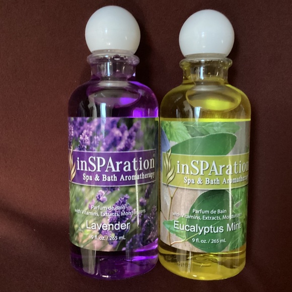 InSPAration Spa and Bath Aromatherapy Bundle Eucalyptus Mint and Lavender - Picture 2 of 7